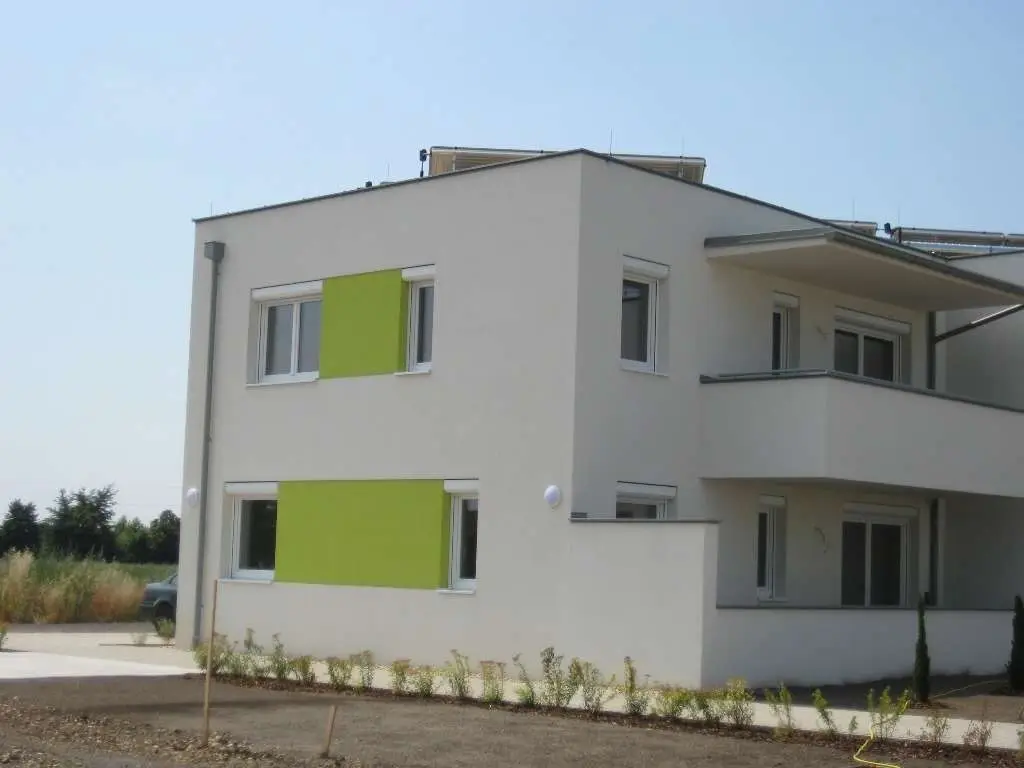 Modern apartment with balcony and gas heating