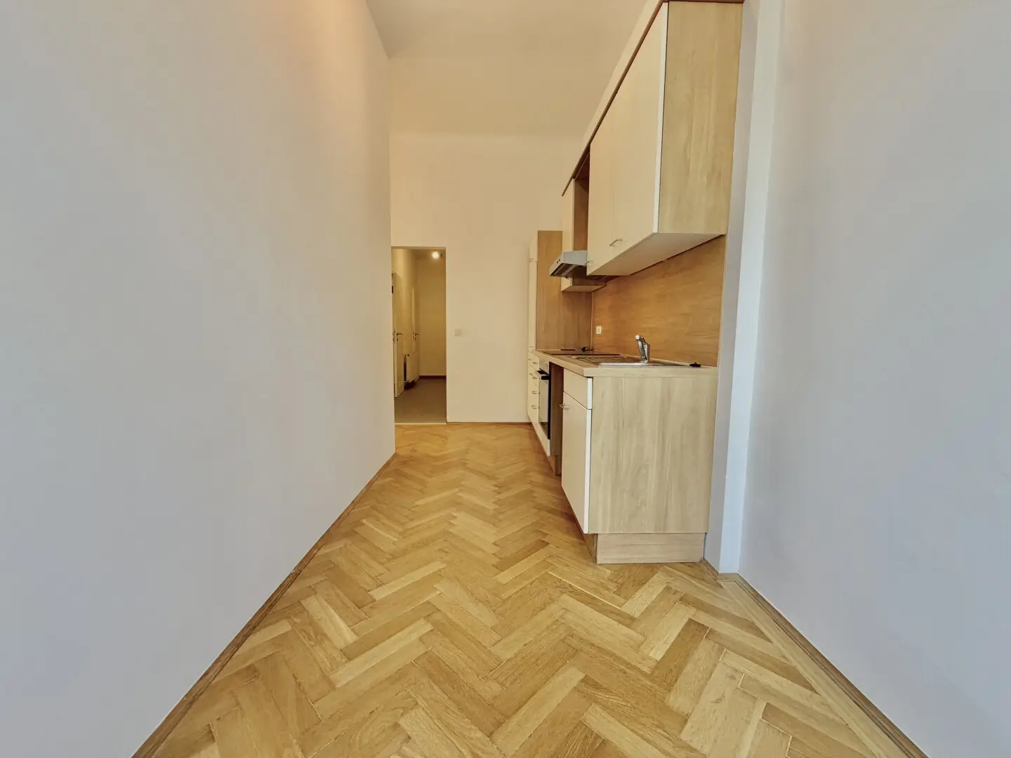 Charming old building apartment with newly renovated herringbone parquet in attractive Währing location