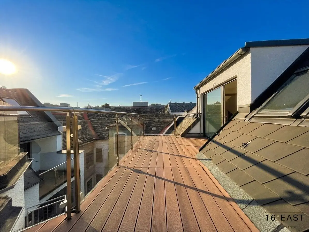 Exklusive Maisonette-Dachgeschosswohnung mit Balkon &amp; Terrasse und Weitblick