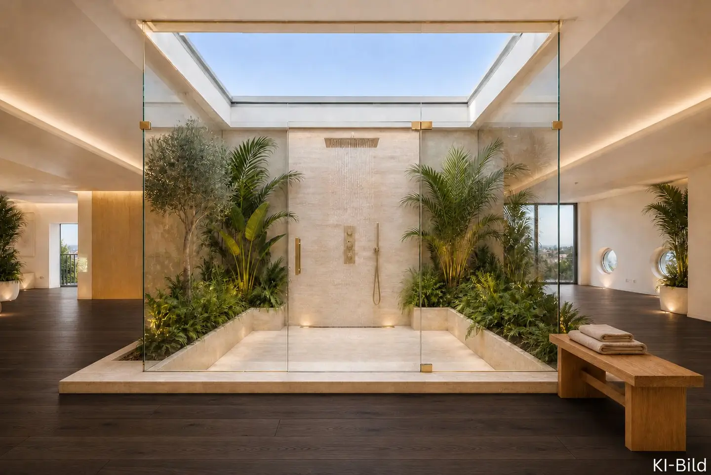 Light filled penthouse apartment by the pedestrian zone