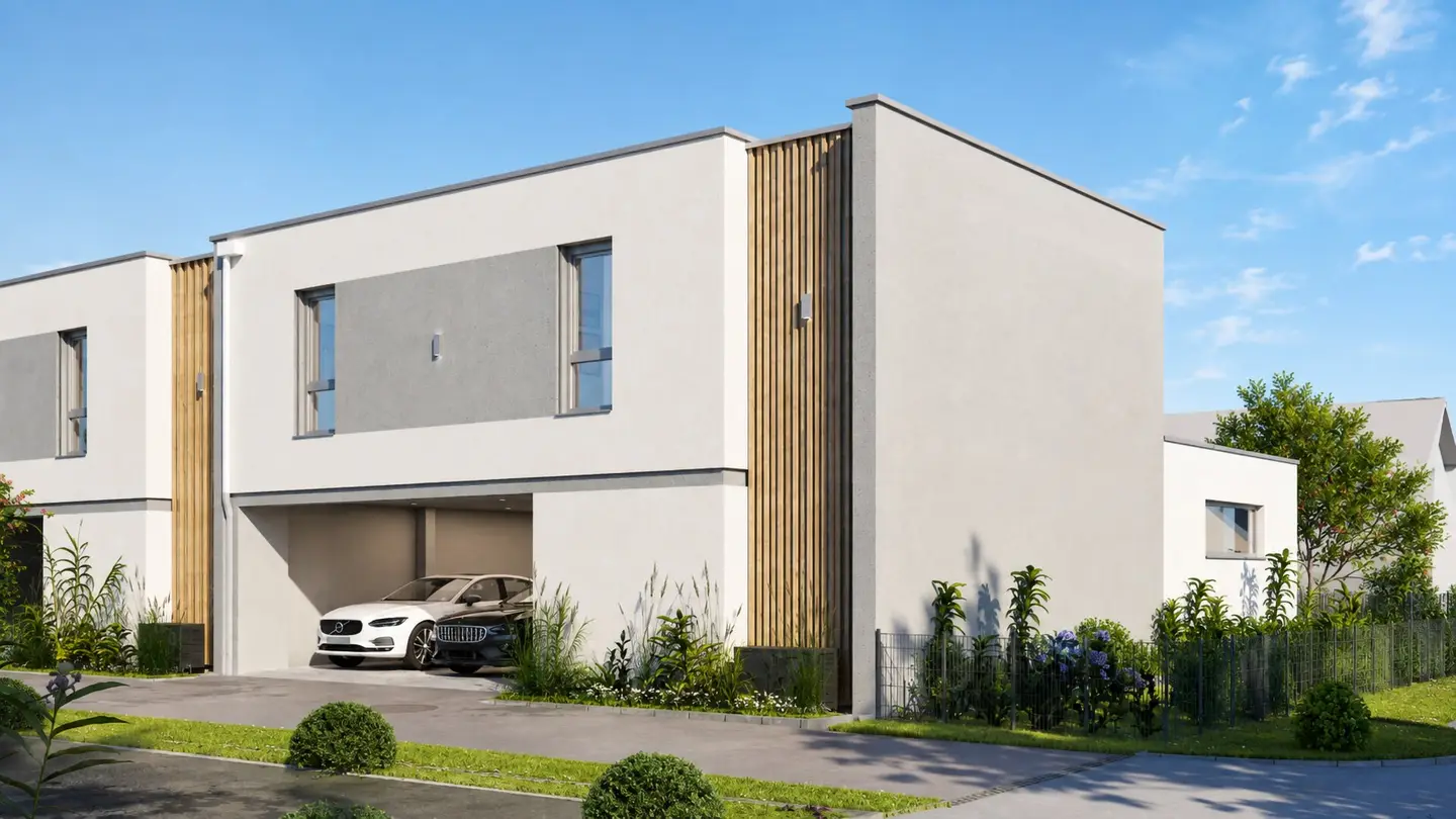 Hausansicht | Freiraum/Carport