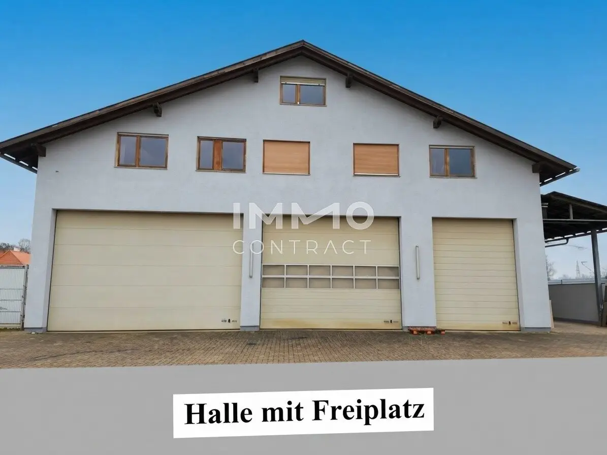 LEIBNITZ: 3 HALLEN + 8 WOHNUNGEN + GROSSE FREIFLÄCHE NAHE AUTOBAHN AUF-u. ABFAHRT