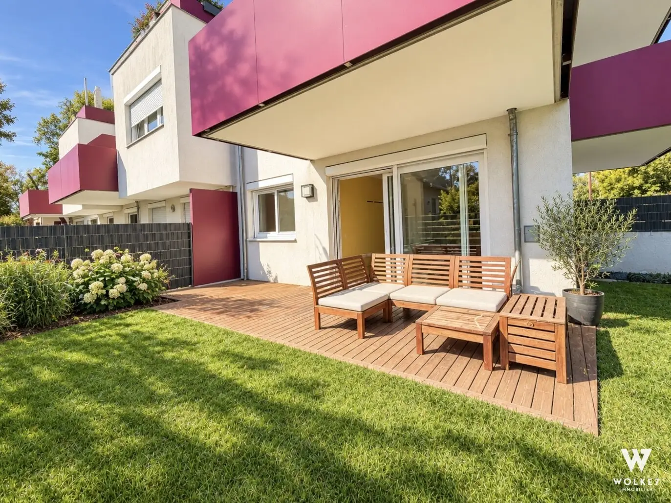 Modern garden apartment with 3 rooms in quiet green location I S-Bahn Süßenbrunn within walking distance