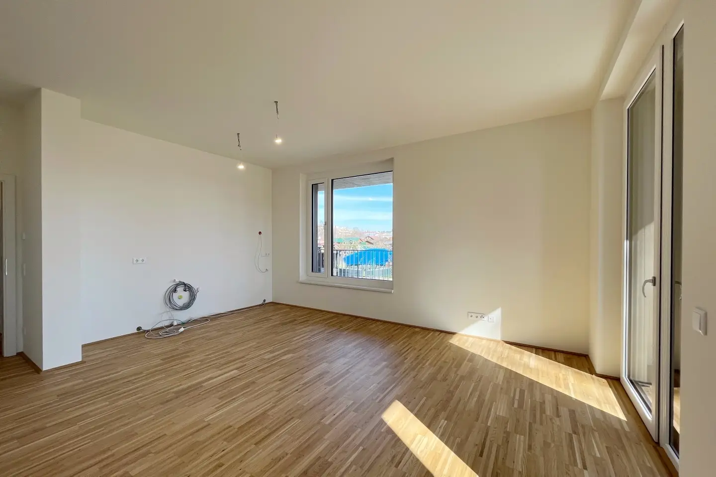 Erdgeschosswohnung im grünen Quartier mit Balkon