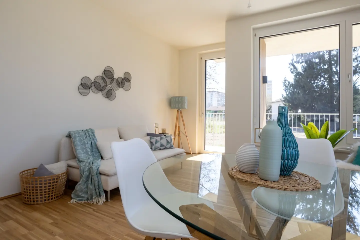 Erdgeschosswohnung in nachhaltigem Quartier mit Balkon