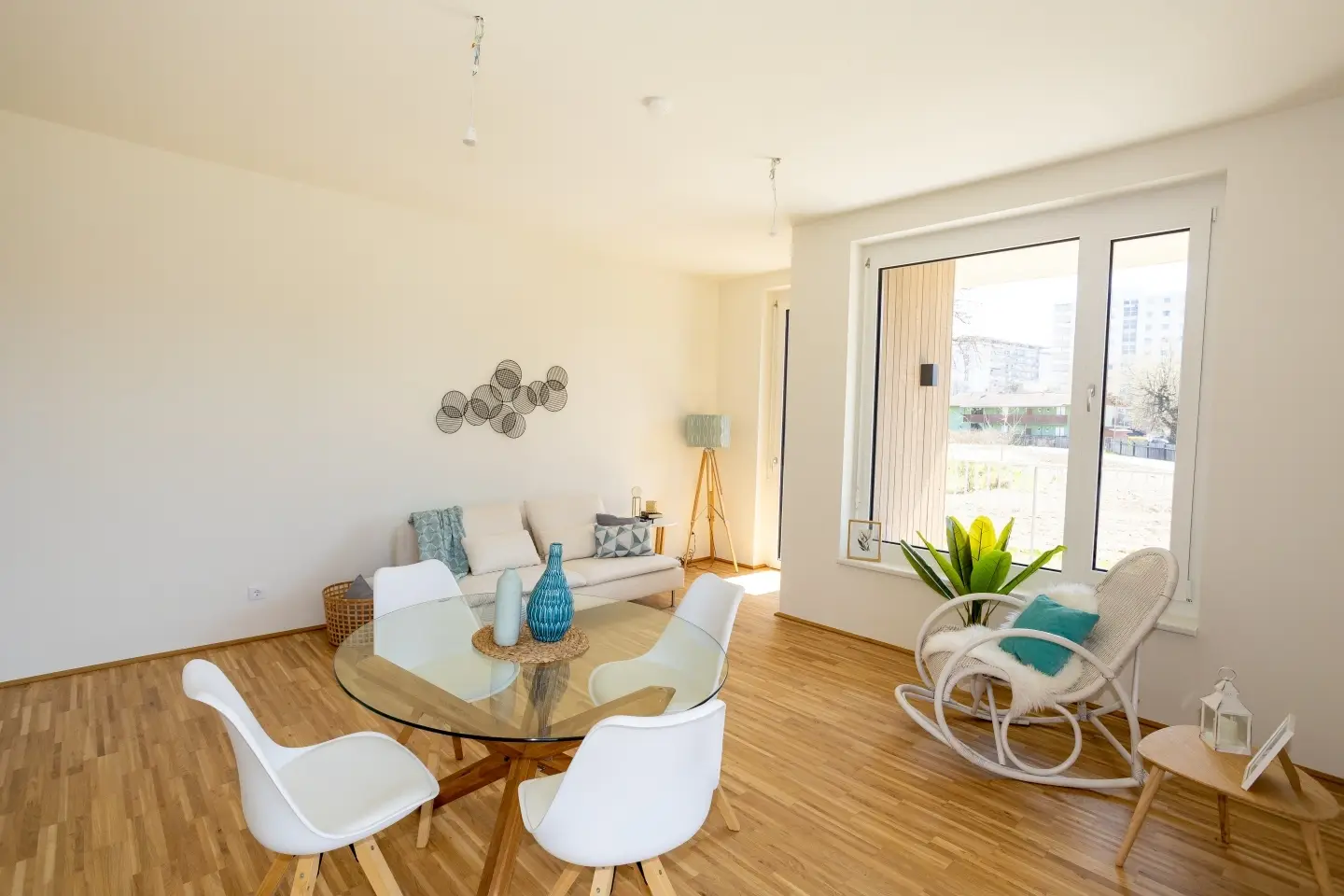 Erdgeschosswohnung in nachhaltigem Quartier mit Balkon
