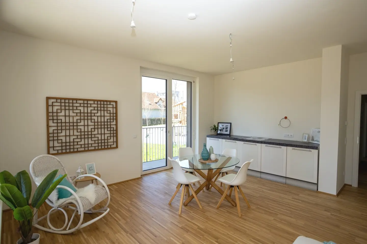 Erdgeschosswohnung in nachhaltigem Quartier mit Balkon