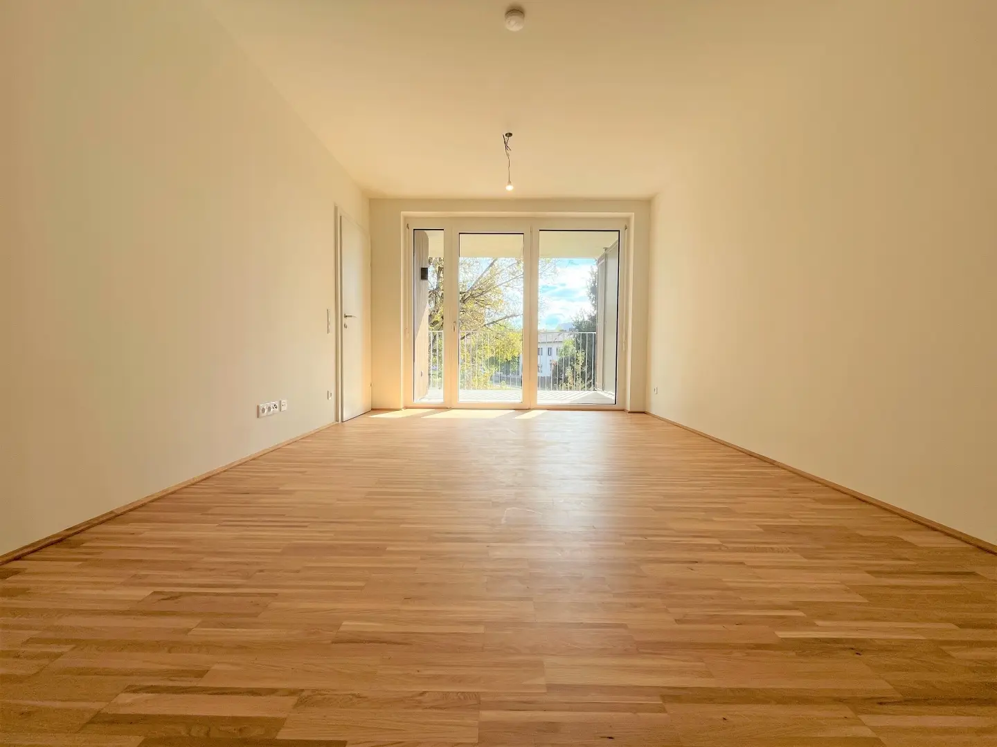 Nachhaltig gebaute Wohnung mit Balkon nahe Mur und Park