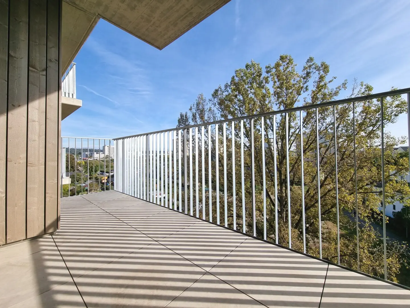 Nachhaltig modern gestaltete Wohnung mit Balkon