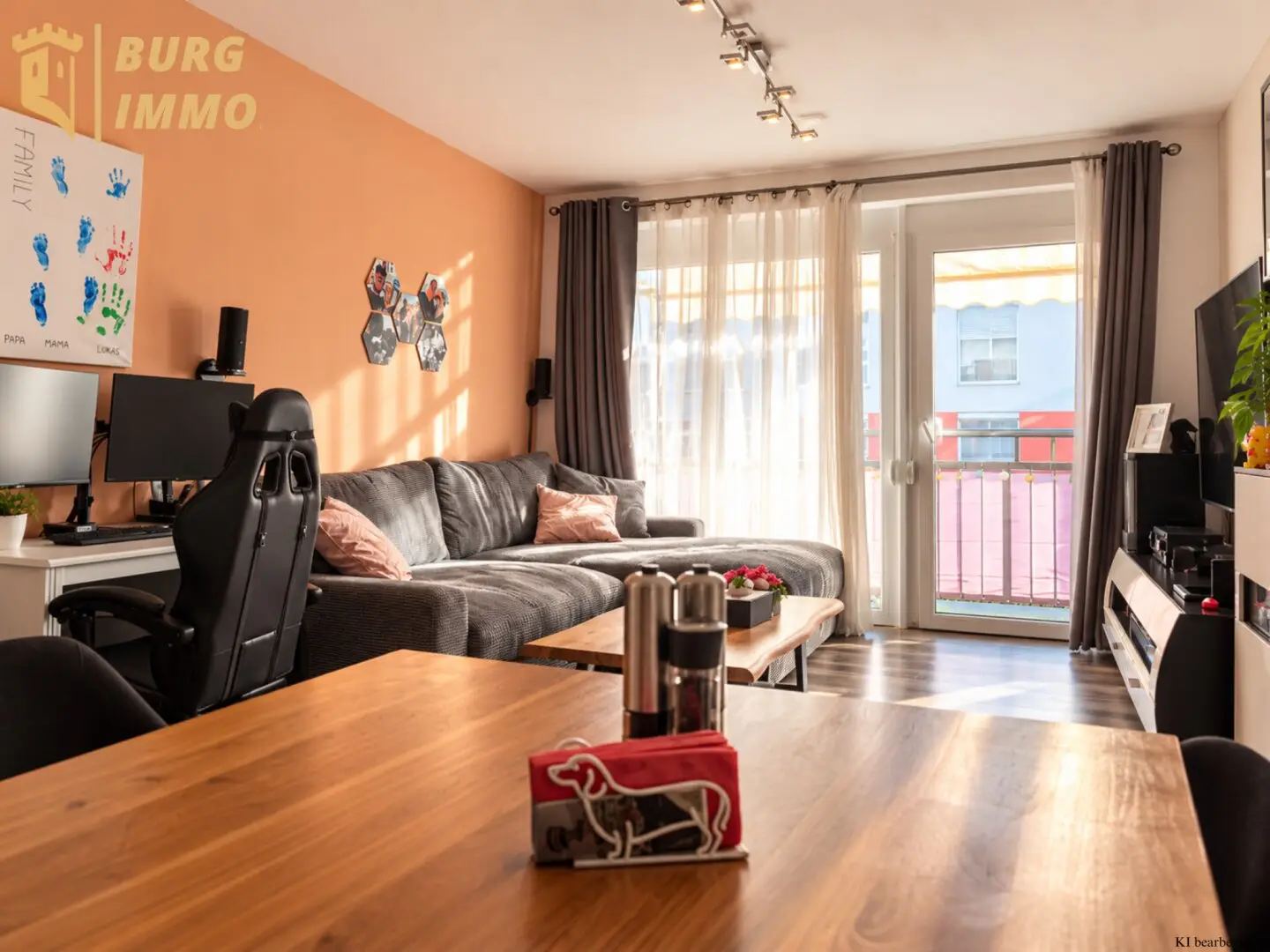 Moderne 3-Zimmer-Wohnung mit Balkon und Garagenstellplatz in Stockerau