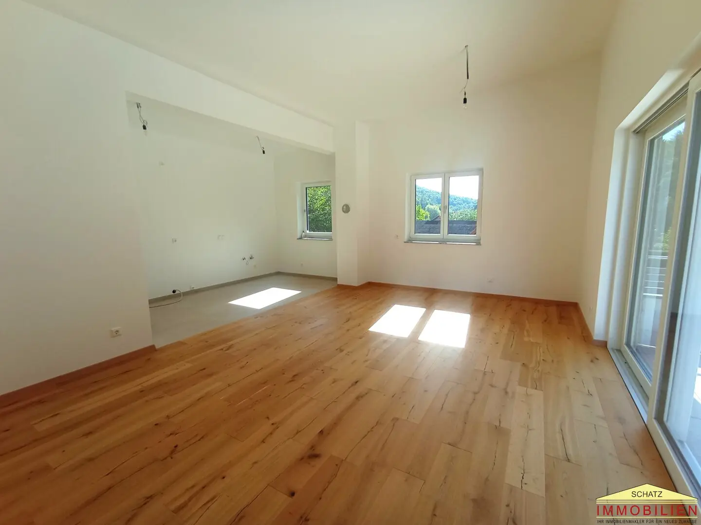 Erstbezug Terrassenwohnung 82m² mit Fußbodenheizung &amp; Südbalkon in St. Corona am Wechsel
