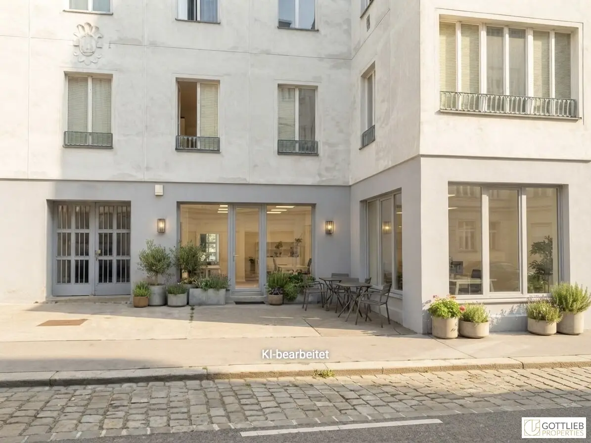 Prime location near U3 and Mariahilferstraße Loft-like, high-quality equipped office for versatile use with garden use