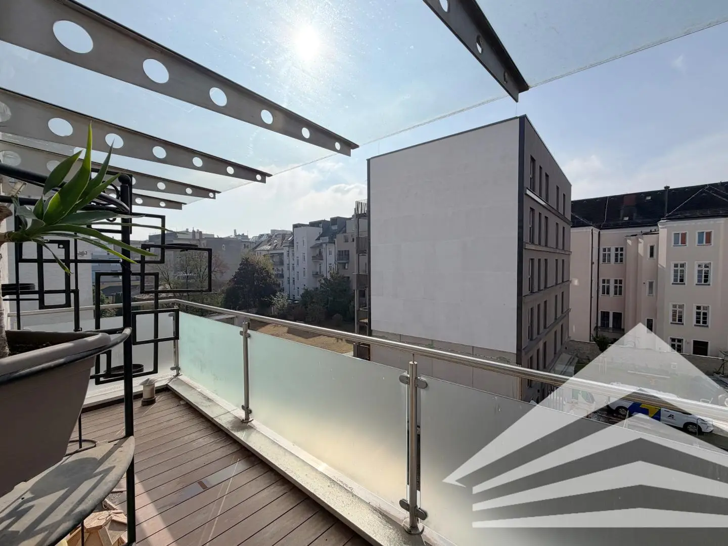 Penthouse in zentraler Lage mit Innenhofterrasse