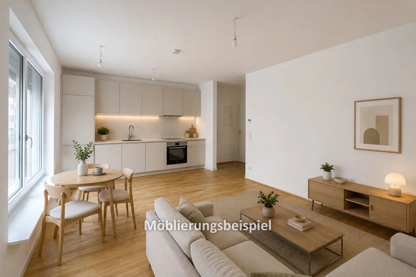 Moderne Wohnung in grüner Lage mit Balkon