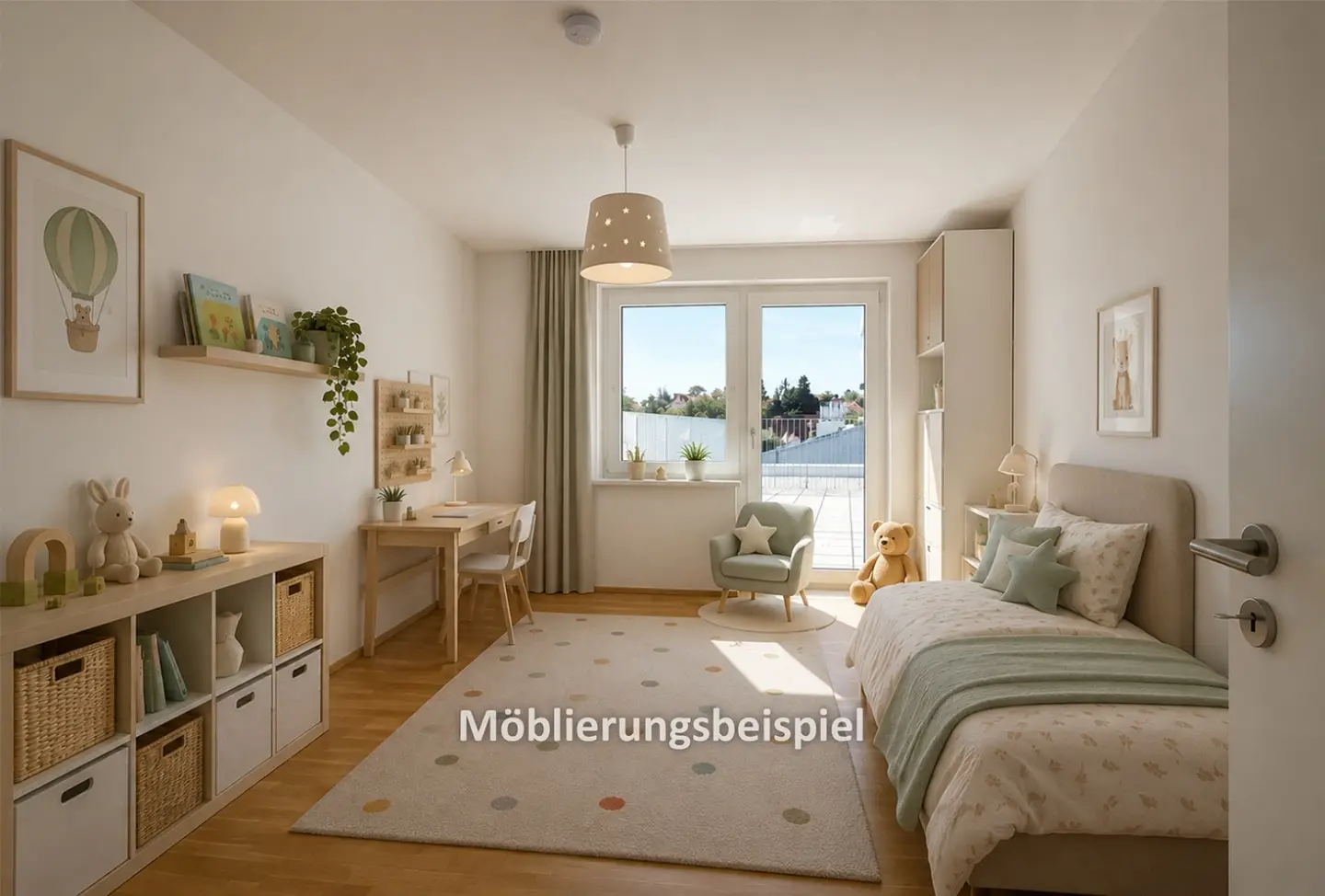 Dachgeschosswohnung in ruhiger Grünlage energieeffizient