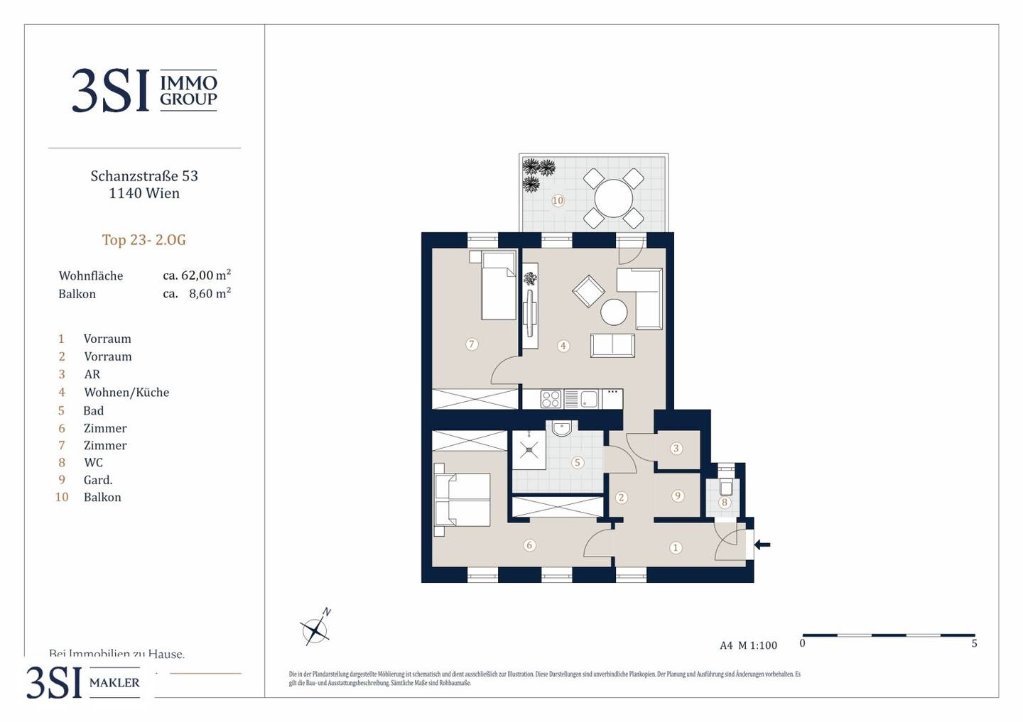 Wohnung im sanierten Altbau Erstbezug mit Balkon