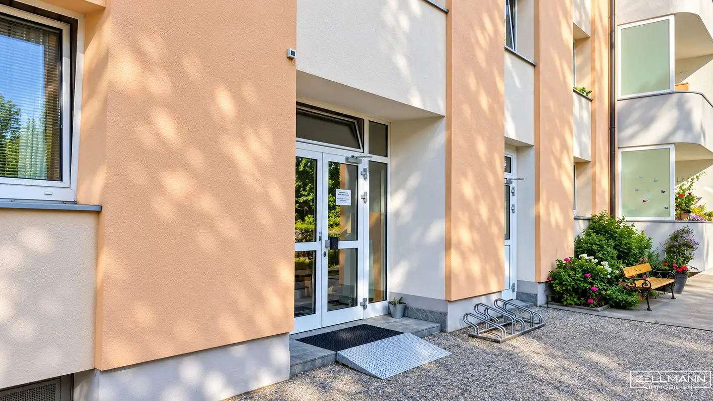 PRESSBAUM MIT WEITBLICK – 3 ZIMMER, LOGGIA &amp; WIENERWALD VOR DER NASE | ZELLMANN IMMOBILIEN