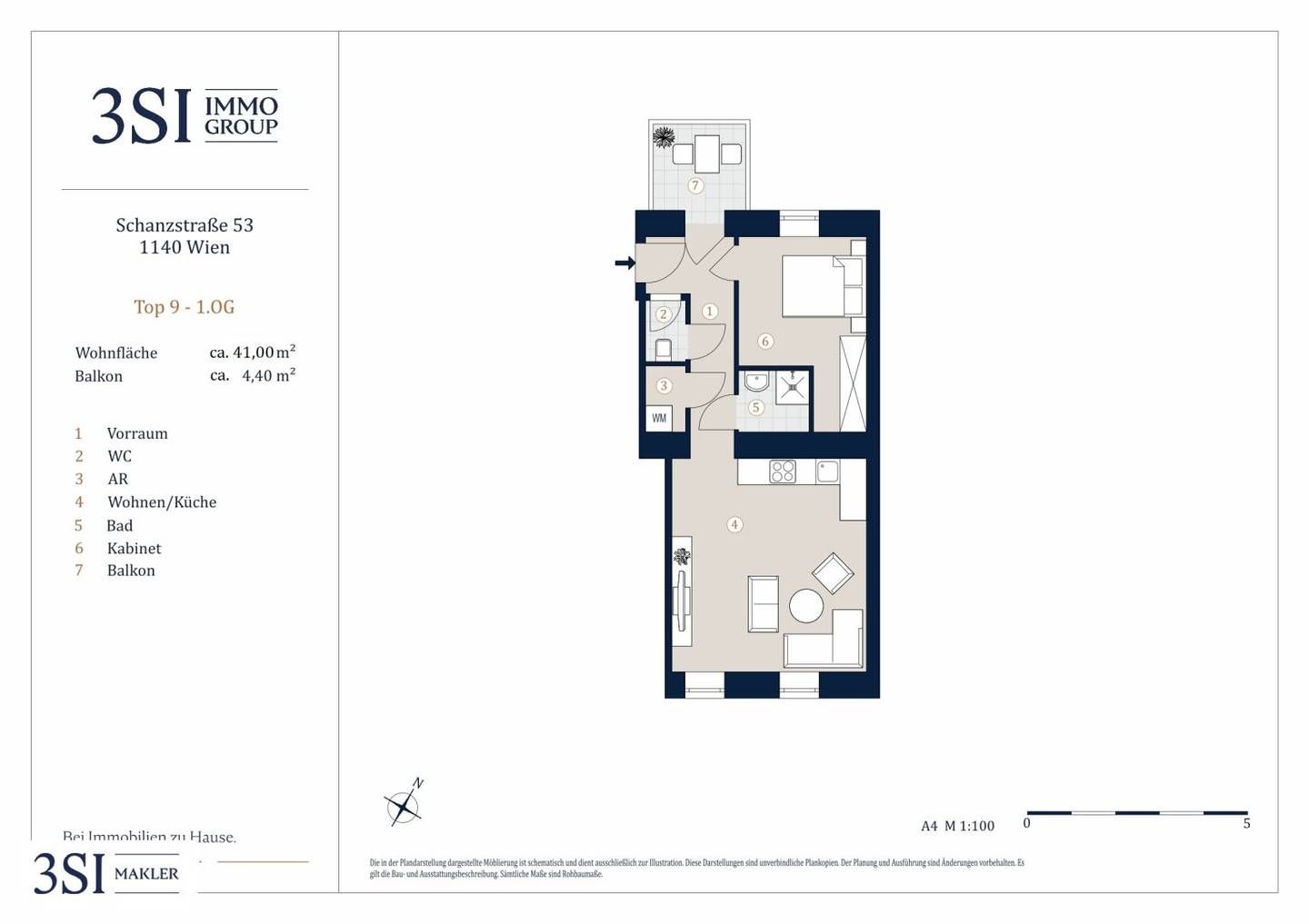 Wohnung Frisch sanierter Altbau mit Balkon