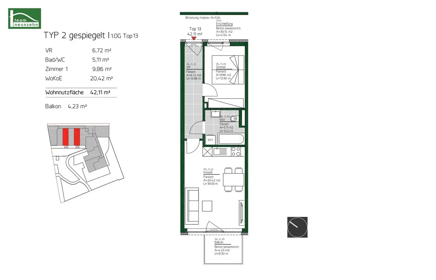 Charmante 2-Zimmer-Wohnung mit Balkon in zentraler Lage von Graz!