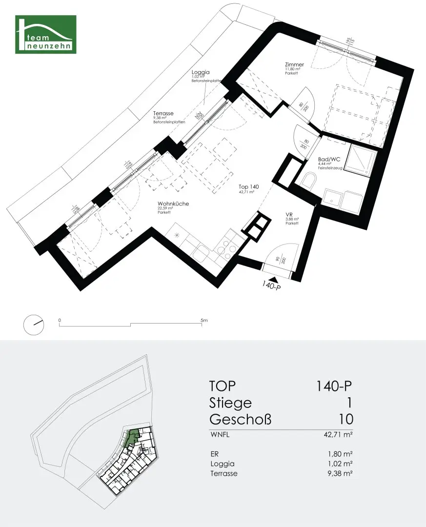 Gut geschnittene 2-Zimmer Wohnung bei der Alten Donau - ab 01.03.2027 verfügbar!