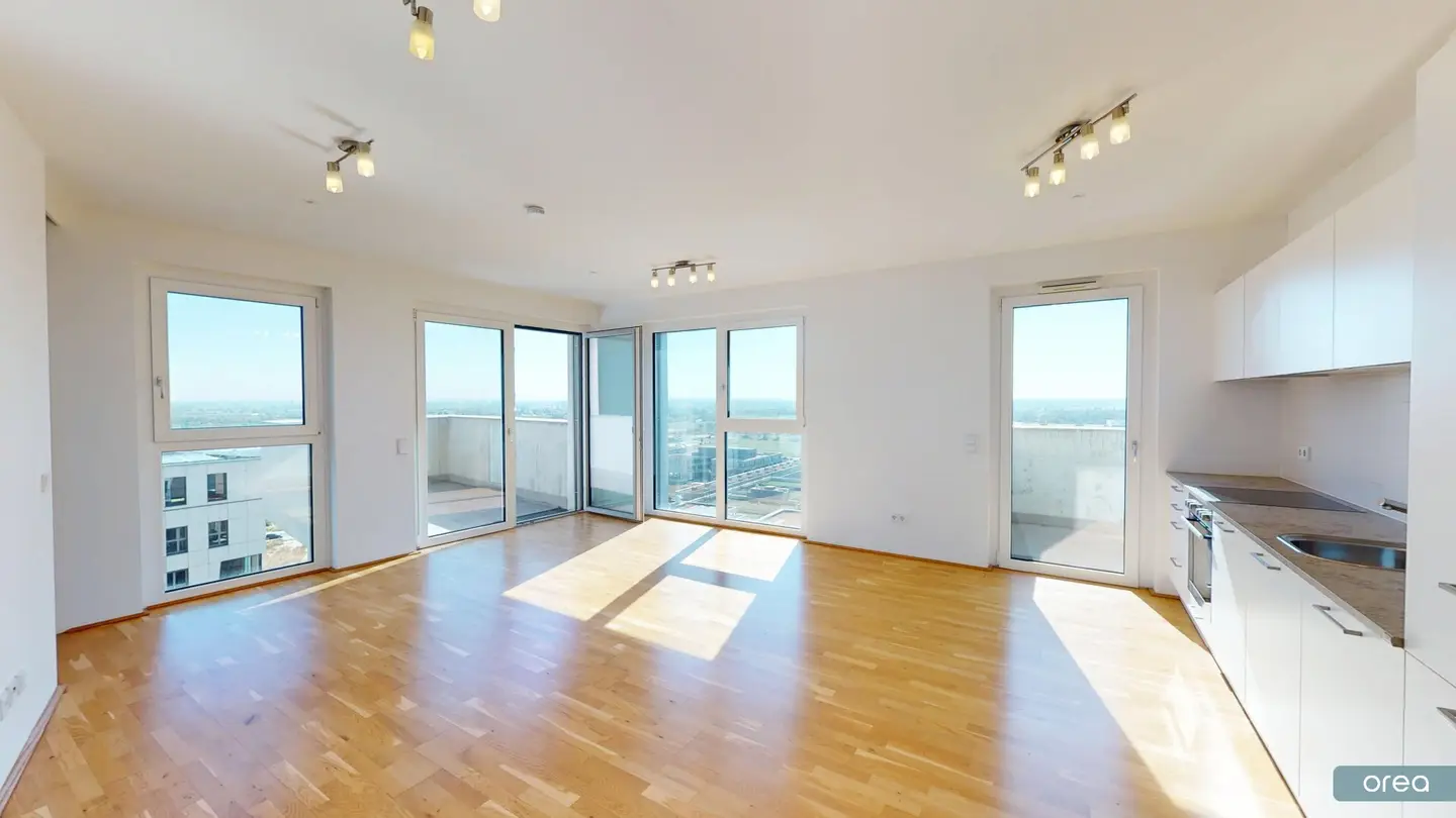 orea | Sonnendurchflutete 4-Zimmer Wohnung mit Balkon  in der Seestadt | Smart besichtigen · Online anmieten
