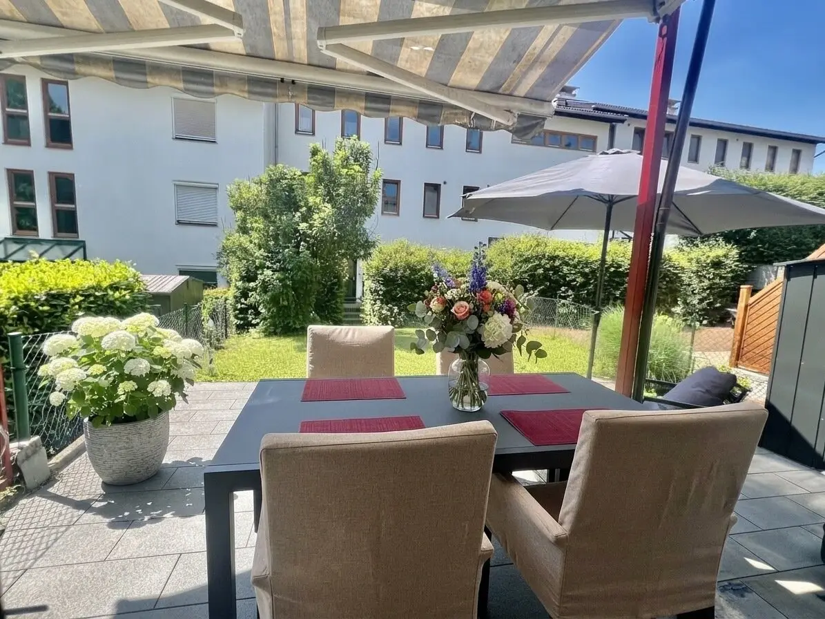 Salzburg ganz nah, die Natur vor der Tür - möblierte Gartenwohnung mit herrlicher Sonnenterrasse in Elsbethen