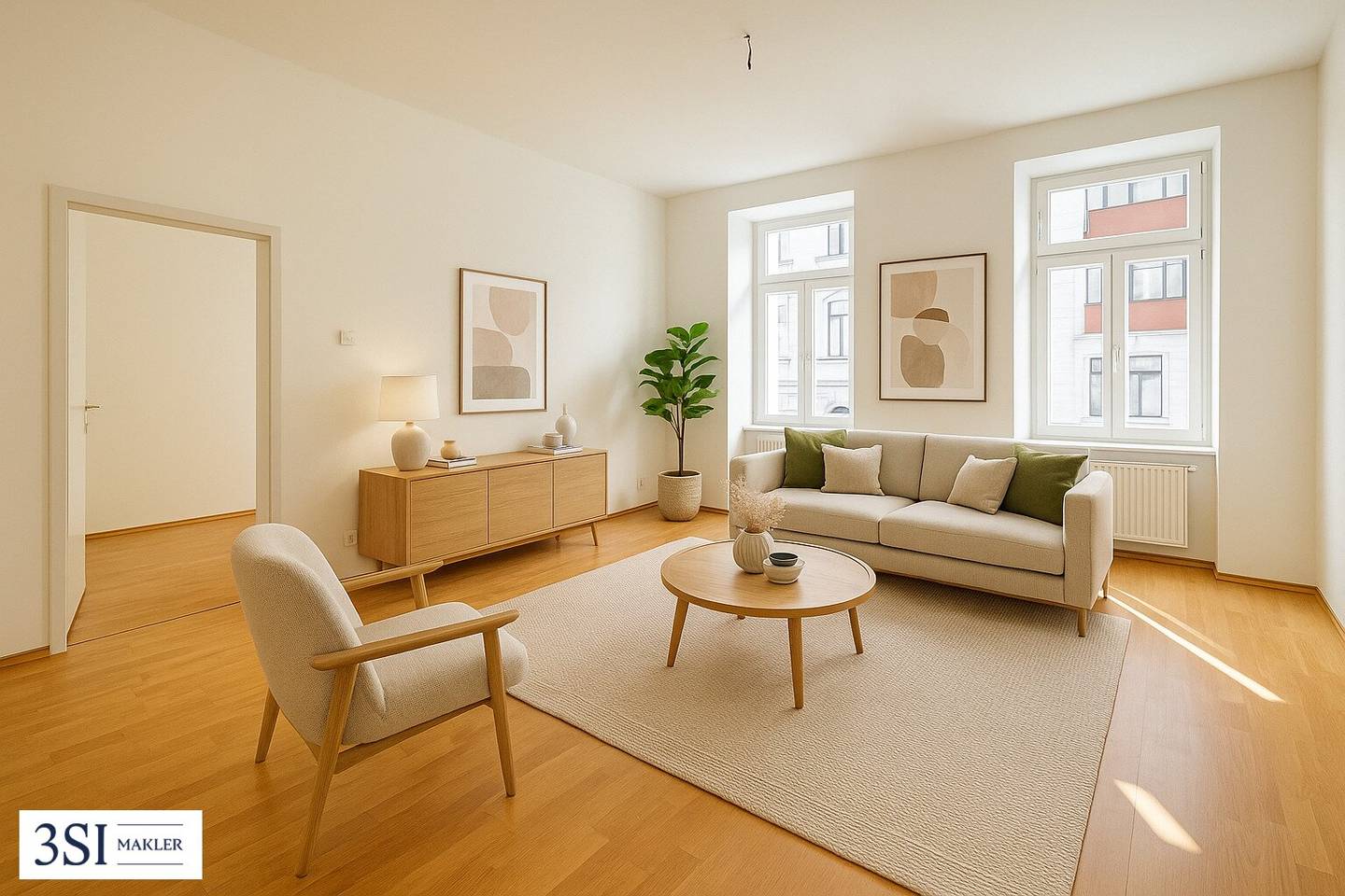 Apartment with bright layout near Hauptbahnhof