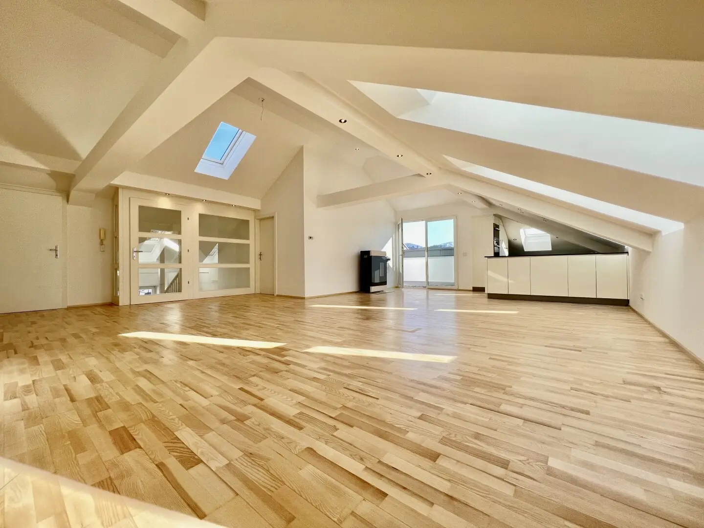 Attic apartment with flair