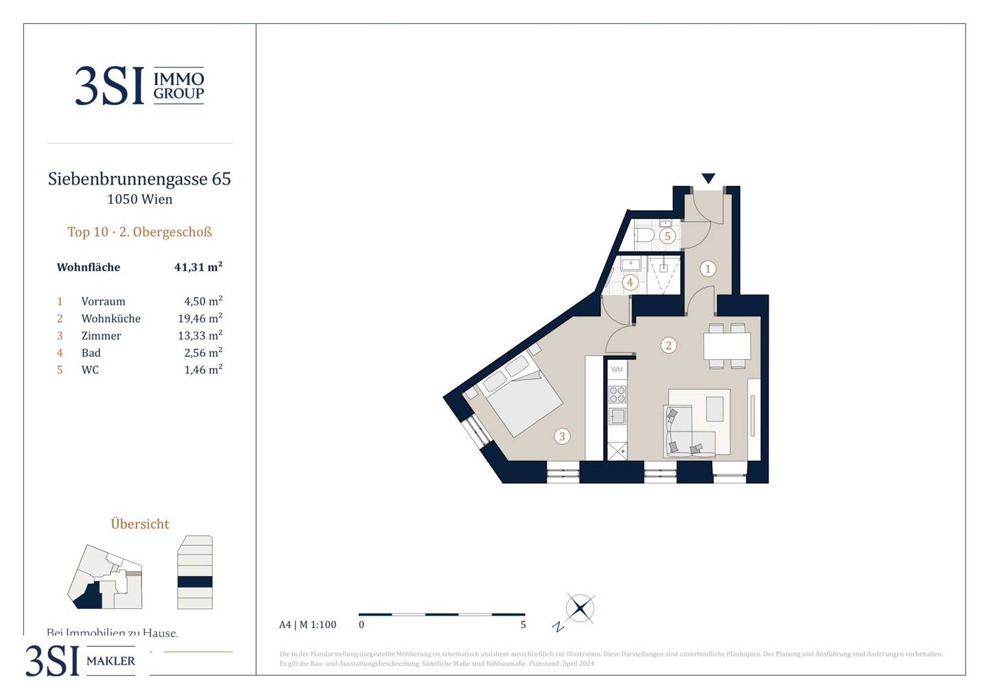 Erstbezug Wohnung Margareten Siebenbrunnenplatz