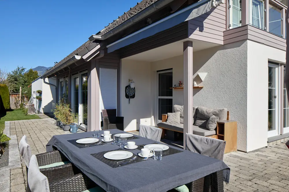 Naturpool und Wellnessbereich Familienwohnung