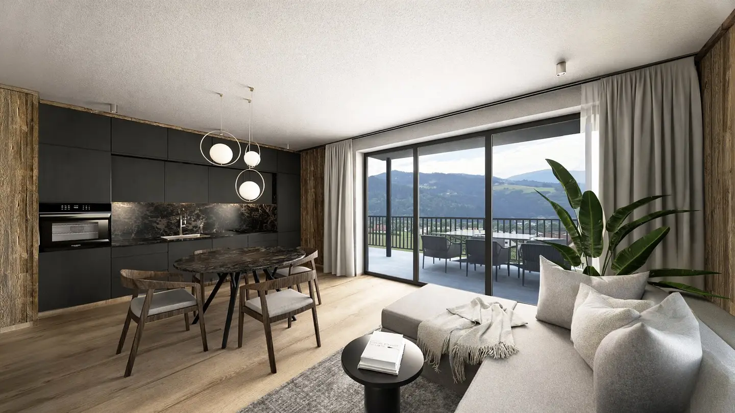Die Terrasse als zweites Wohnzimmer – attraktive 2-Zimmer-Neubauwohnung