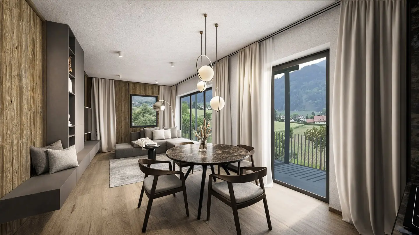 Die Terrasse als zweites Wohnzimmer – attraktive 2-Zimmer-Neubauwohnung