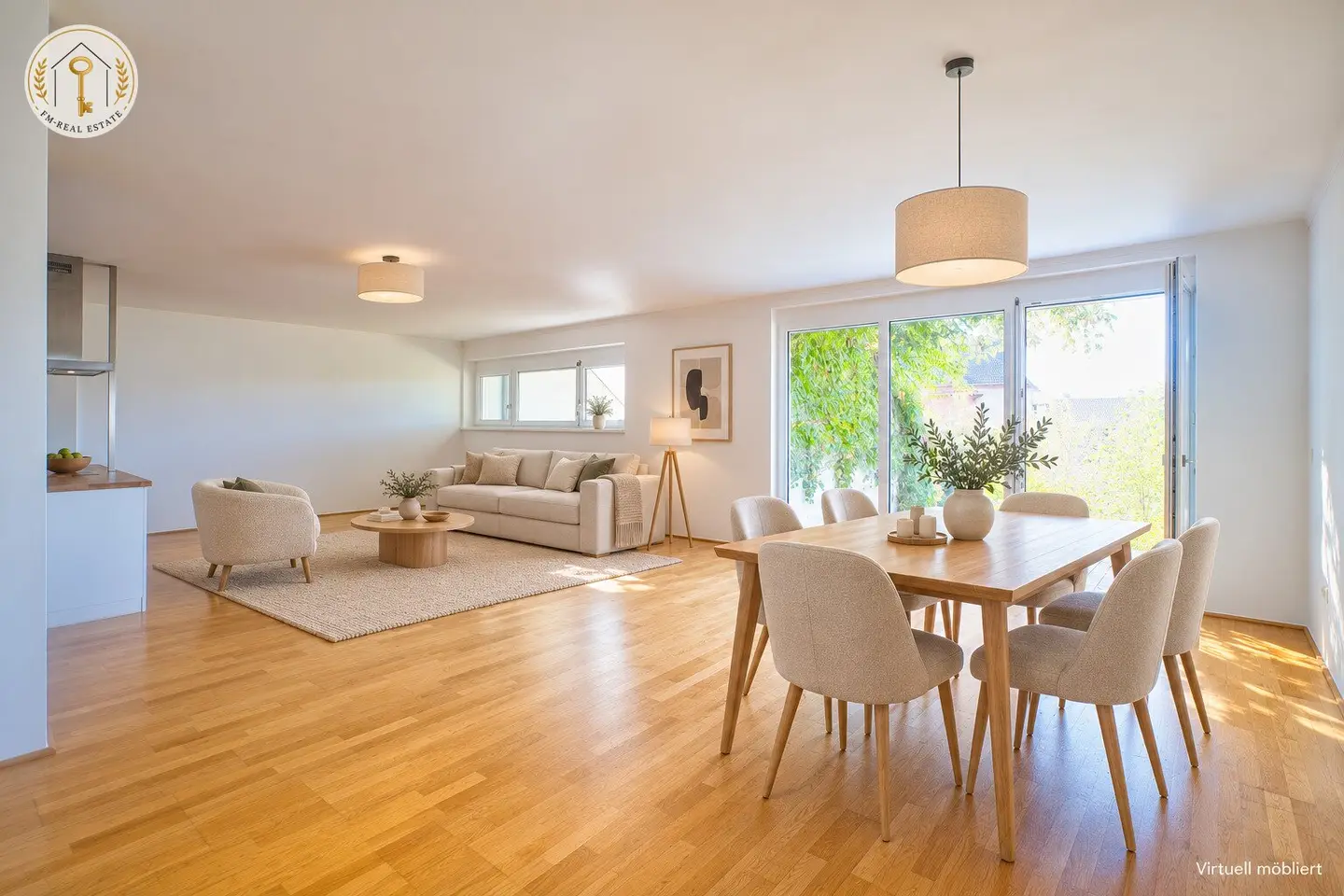 Family-friendly living: 4 rooms, large southwest terrace and garden