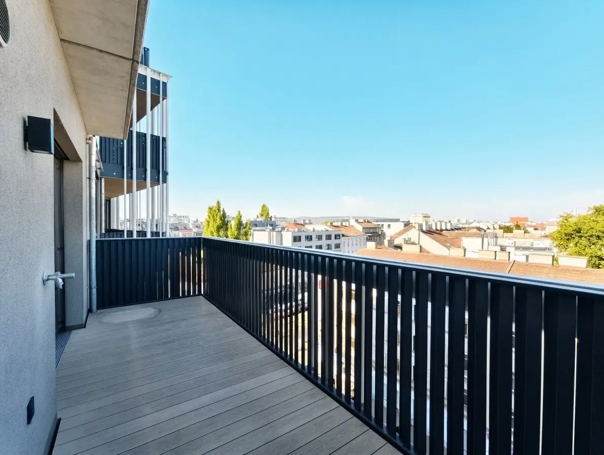 Pauschalmiete inklusive Warmwasser, Heizung &amp; Kühlung - Traumhafte 2-Zimmer-Wohnung mit großzügigem Balkon und stilvoller Ausstattung