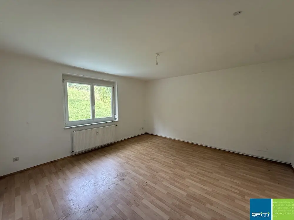 St. Jakob im Rosental/Schlatten: 2 Zimmerwohnung im Hochparterre