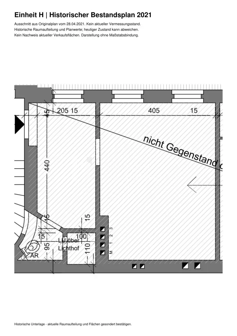 Kompakte Altbauwohnung im 3. Stock | vermietet