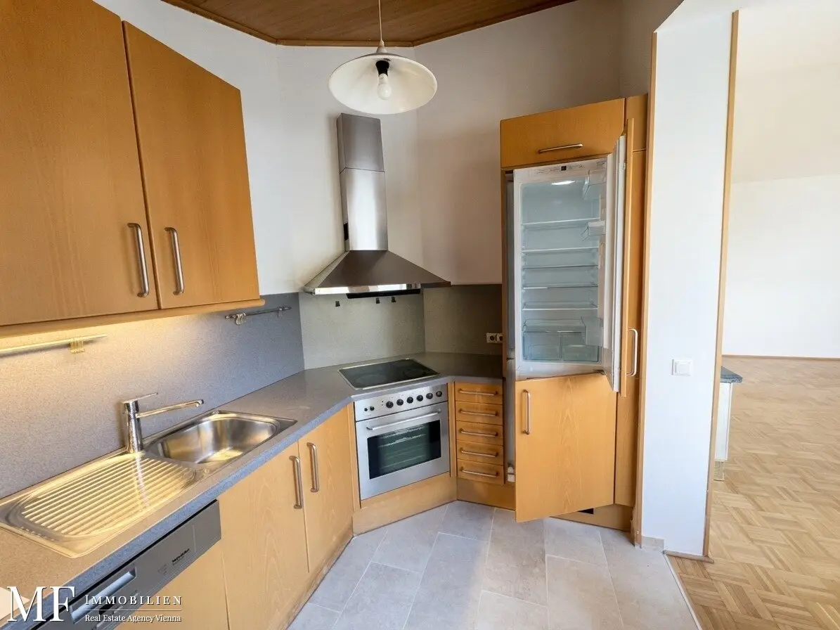 Modern attic apartment with terrace, garage, air conditioning
