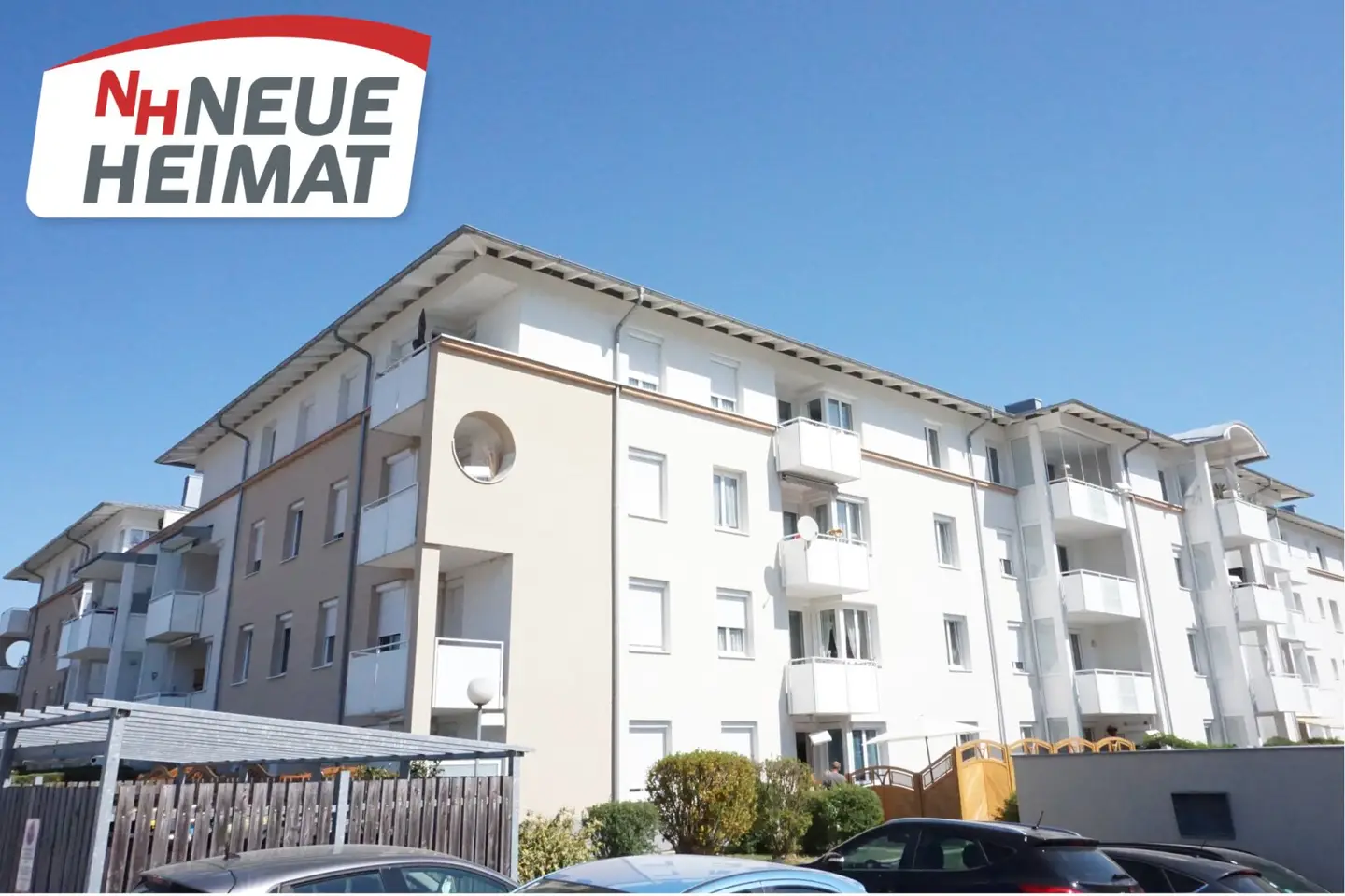 3-room apartment with loggia and parking in Ansfelden