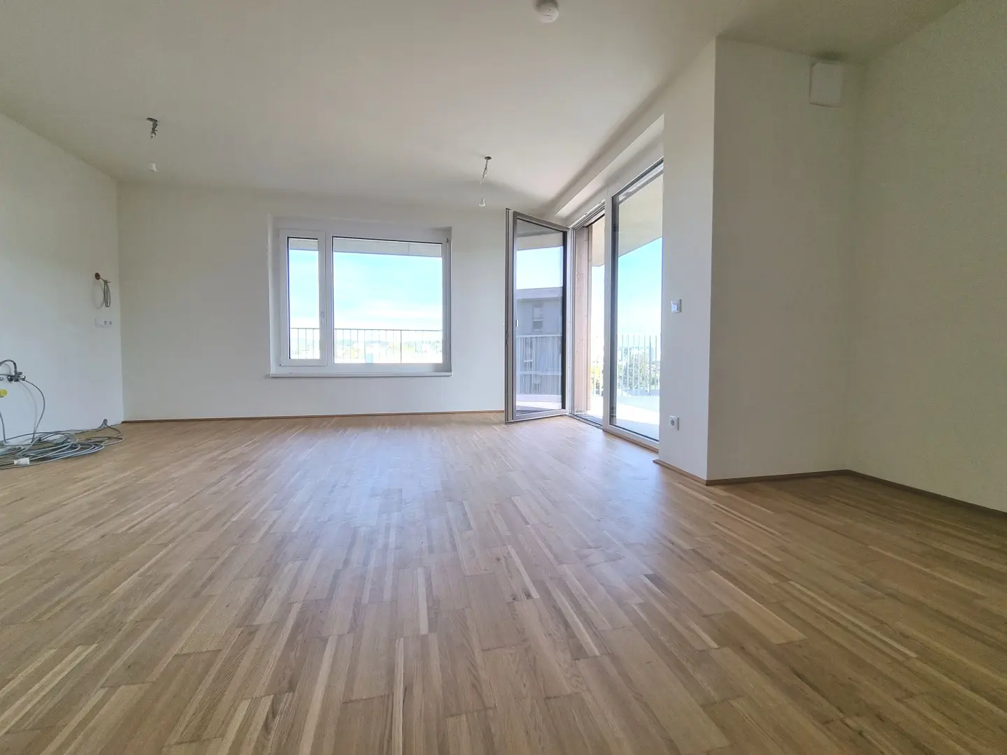 Helle Wohnung mit Balkon und Fußbodenheizung an der Mur