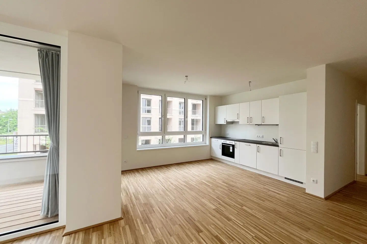 Helle Wohnung mit Loggia und Fußbodenheizung