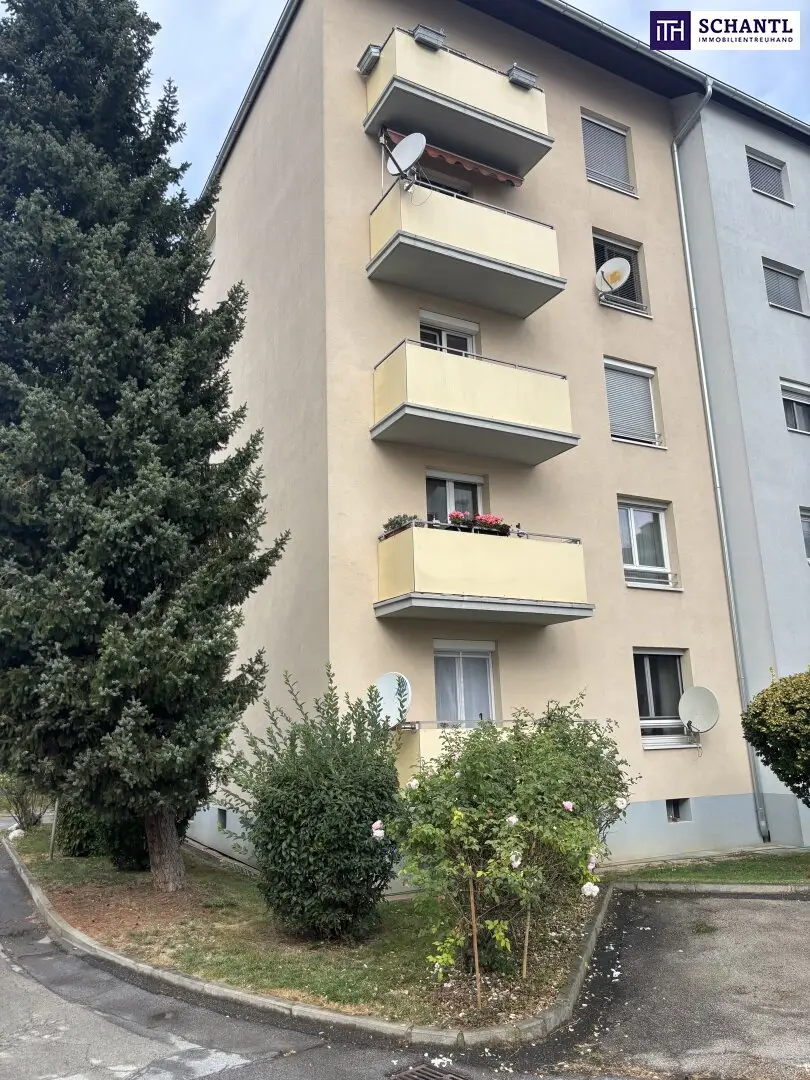 GO TO ANDRITZ! TOLLE UND HELLE DREIZIMMERWOHNUNG mit BALKON ++ABSOLUTE RUHELAGE++PARKPLATZ++