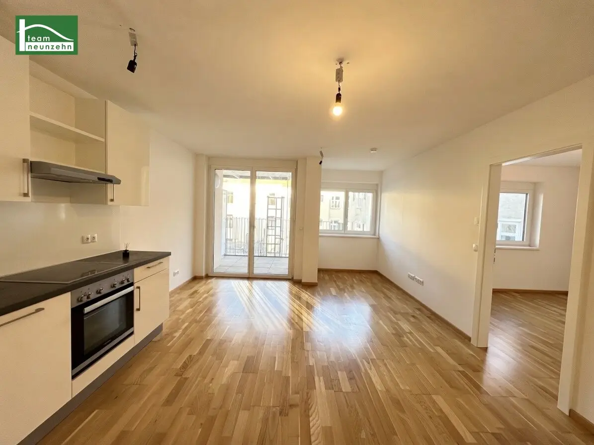 Neubauwohnung in ruhiger Seitengasse der Wattgasse nahe S-Bahn Hernals mit Innenhofausrichtung und Einbauküche