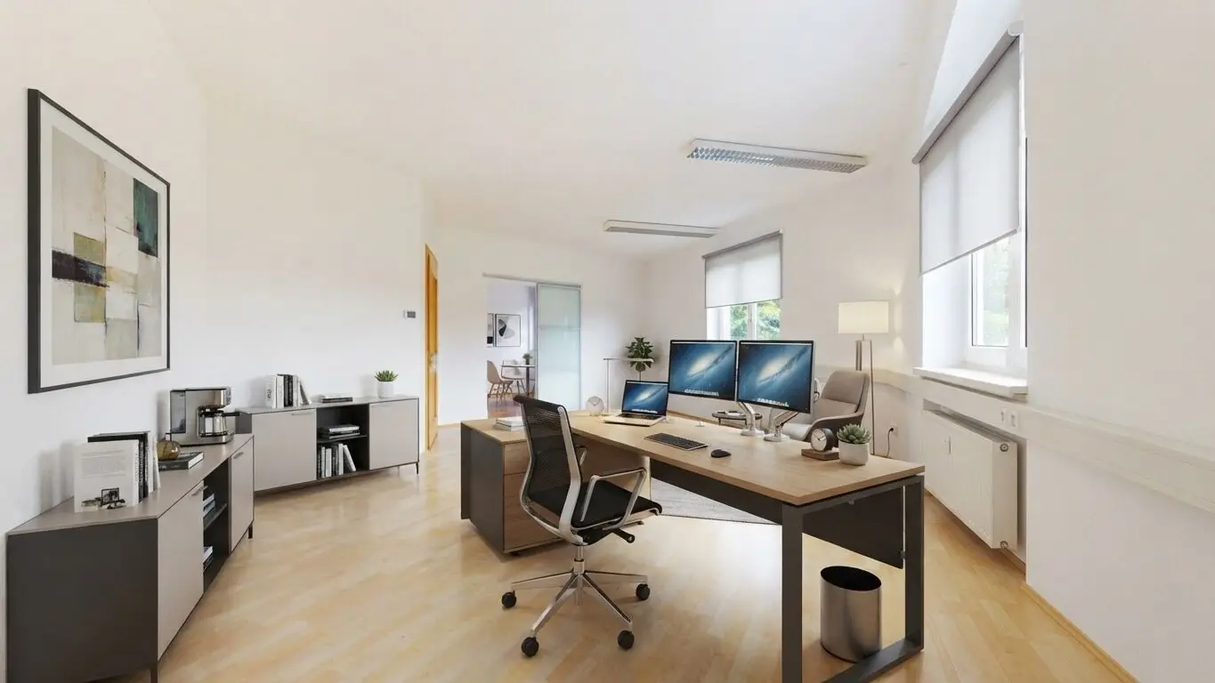 54 m² office with two rooms and parking in Klagenfurt