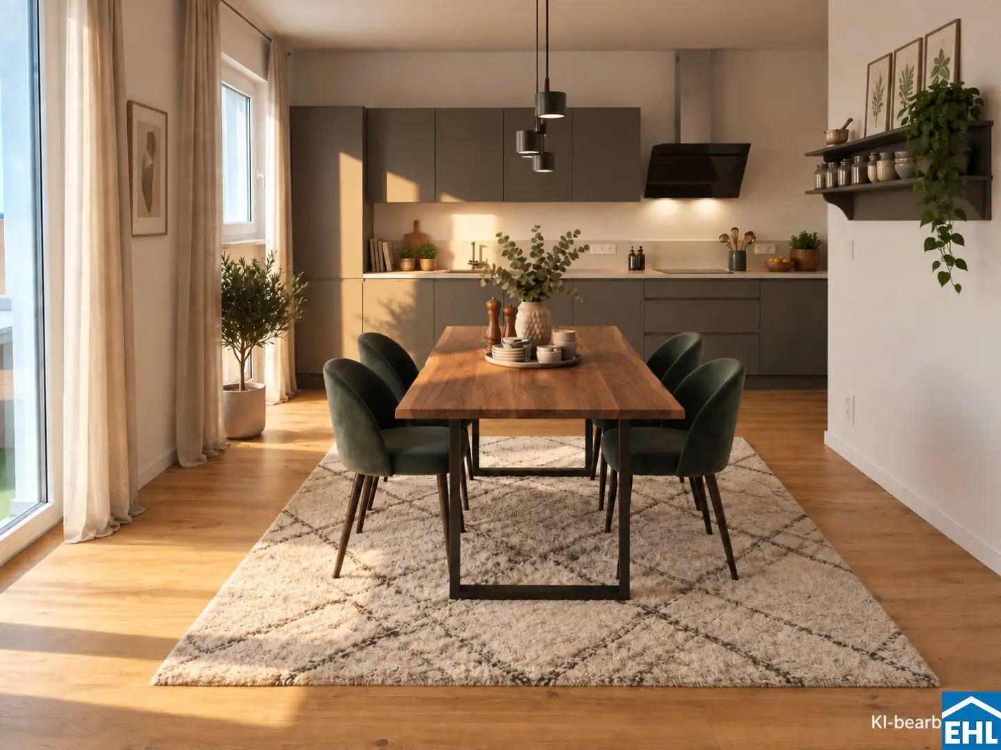 First occupancy after comprehensive renovation with impressive view
