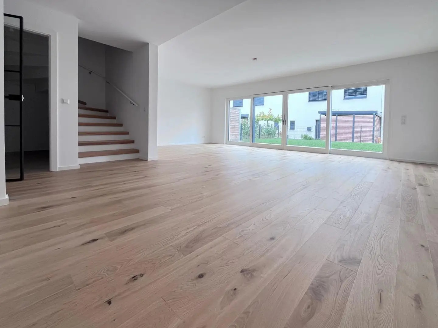 Family apartment with large private garden and bathing pond