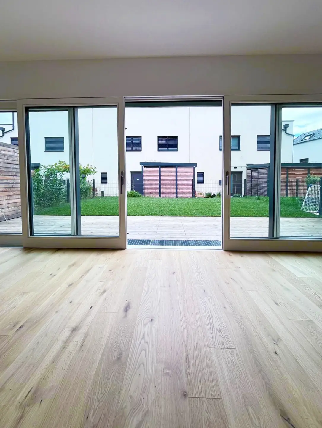 Family apartment with large private garden and bathing pond