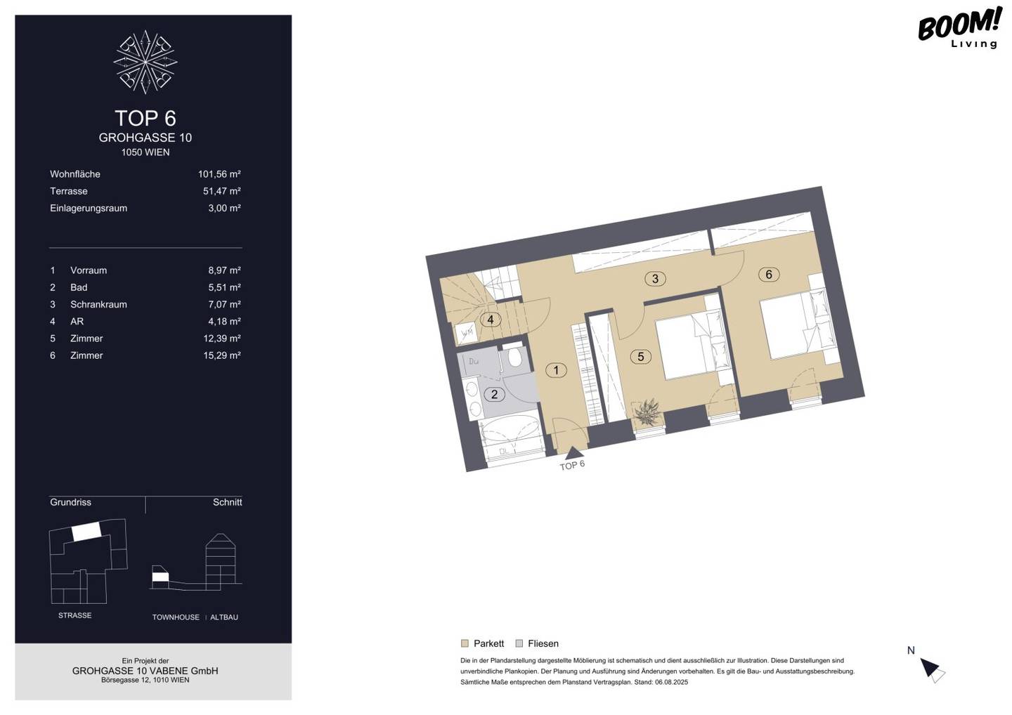 Altbau-Juwel: Erstbezug nach Luxus-Sanierung mit traumhaften Freiflächen