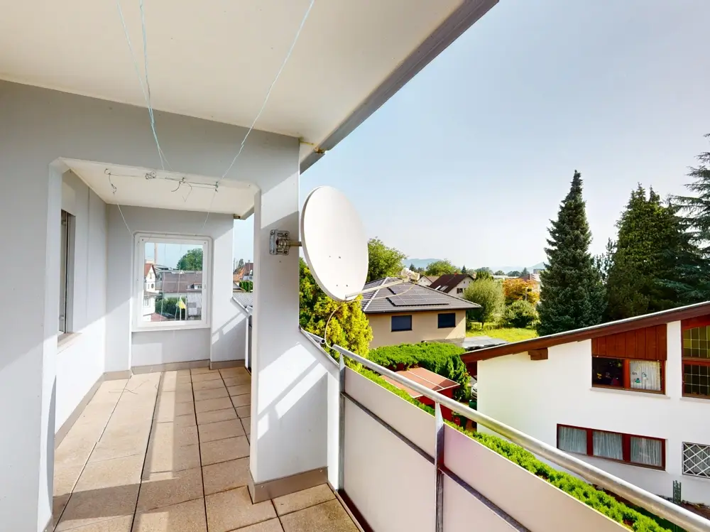 Großer Balkon