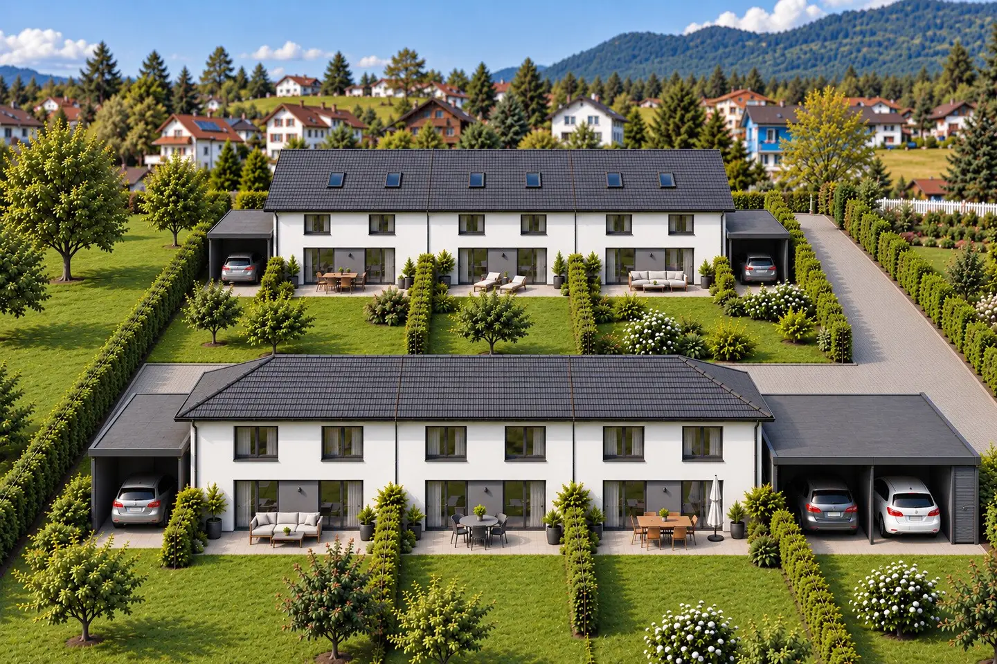 NEUES WOHNEN im REIHENHAUS in SCHLINS - HAUS 1