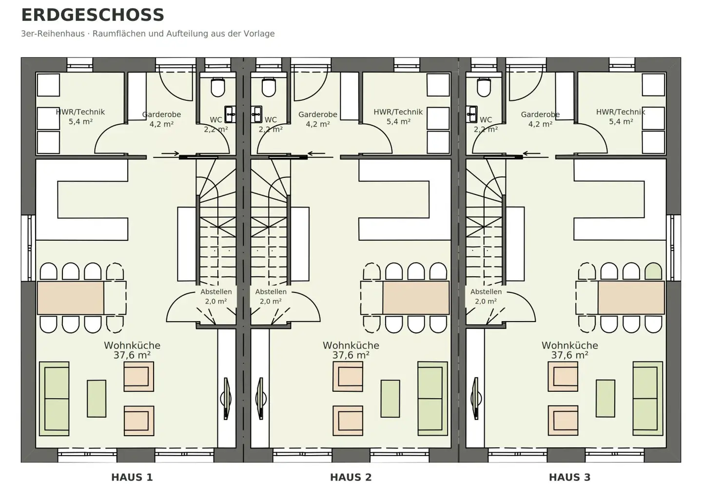 New living in the terraced house in Schlins - House 2